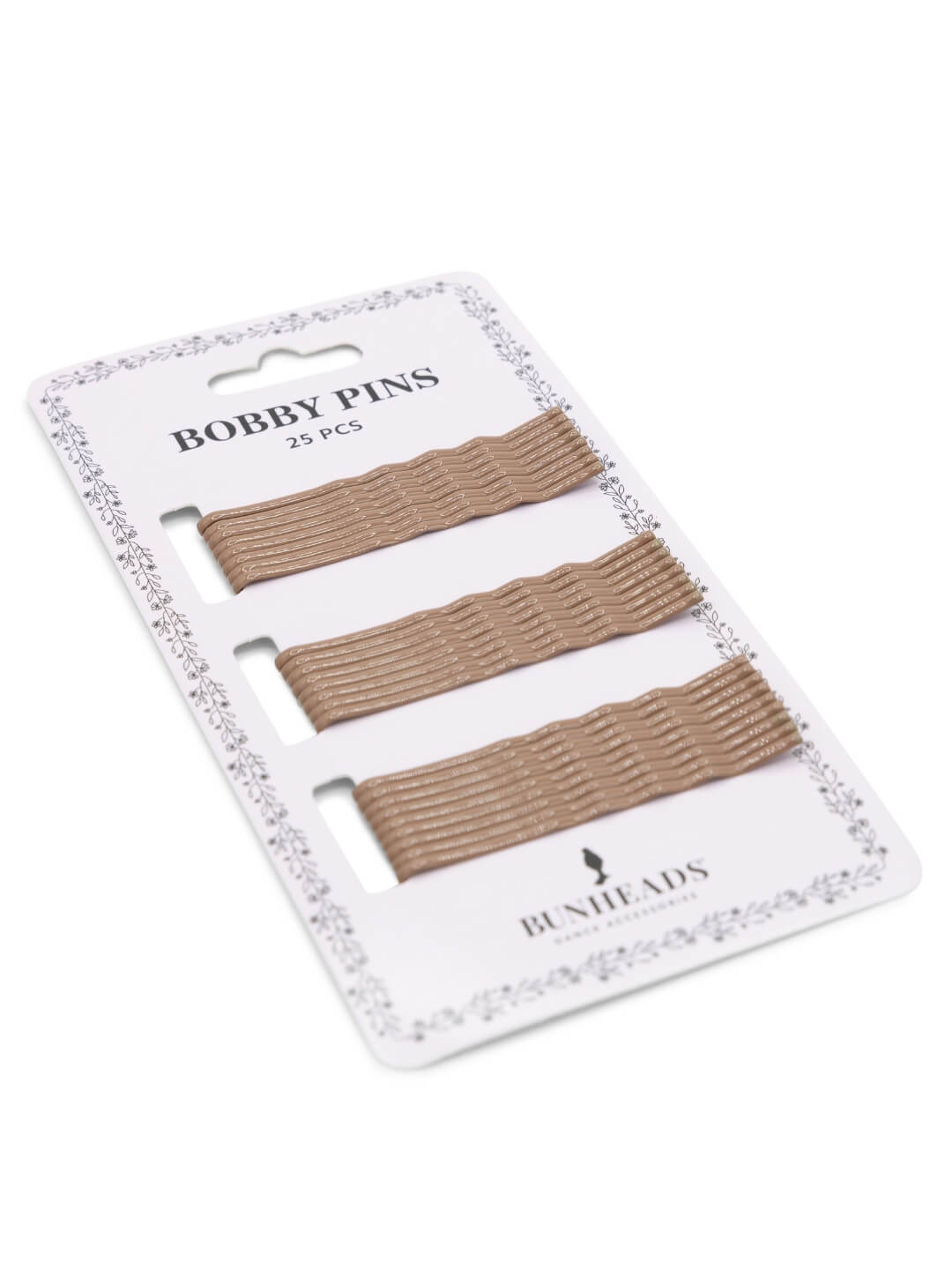 Metal bobby pins for securing and shaping hair